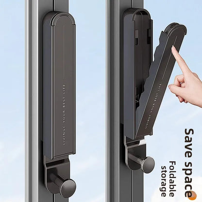 Sammenleggbart tørkestativ uten boring, aluminium