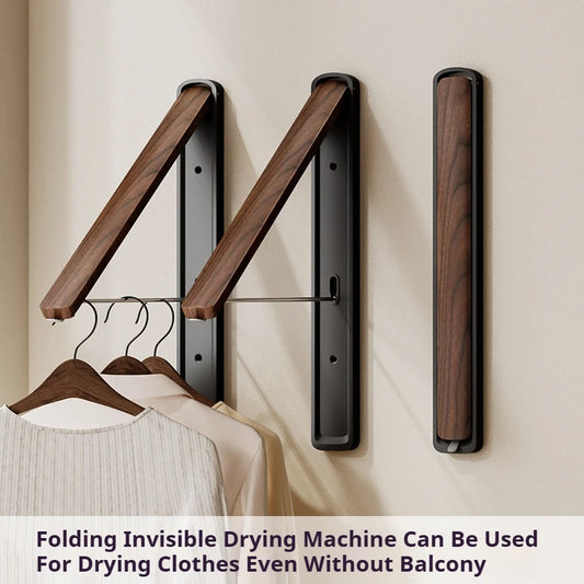 Vegghengt tørkestativ for vindu og balkong